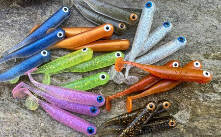 Guma Great Fish GF1 4,9cm | MIX1 | bezzapachowy | 24 szt.