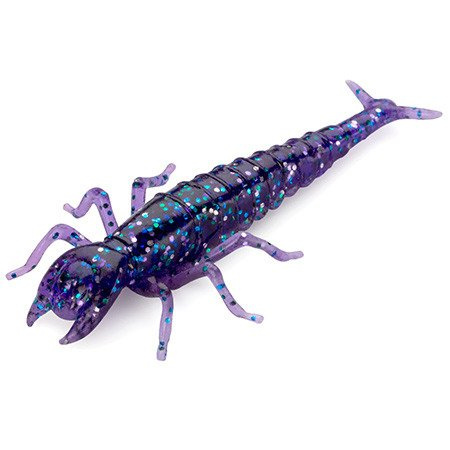 Gumy FishUp Diving Bug 5,0cm | 2" | #060/Dark Violet/Peacock & Silver | 8szt.