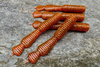 Guma Great Fish GF2 Leech 6cm | Motor Oil Red | krewetkowy | 10 szt.