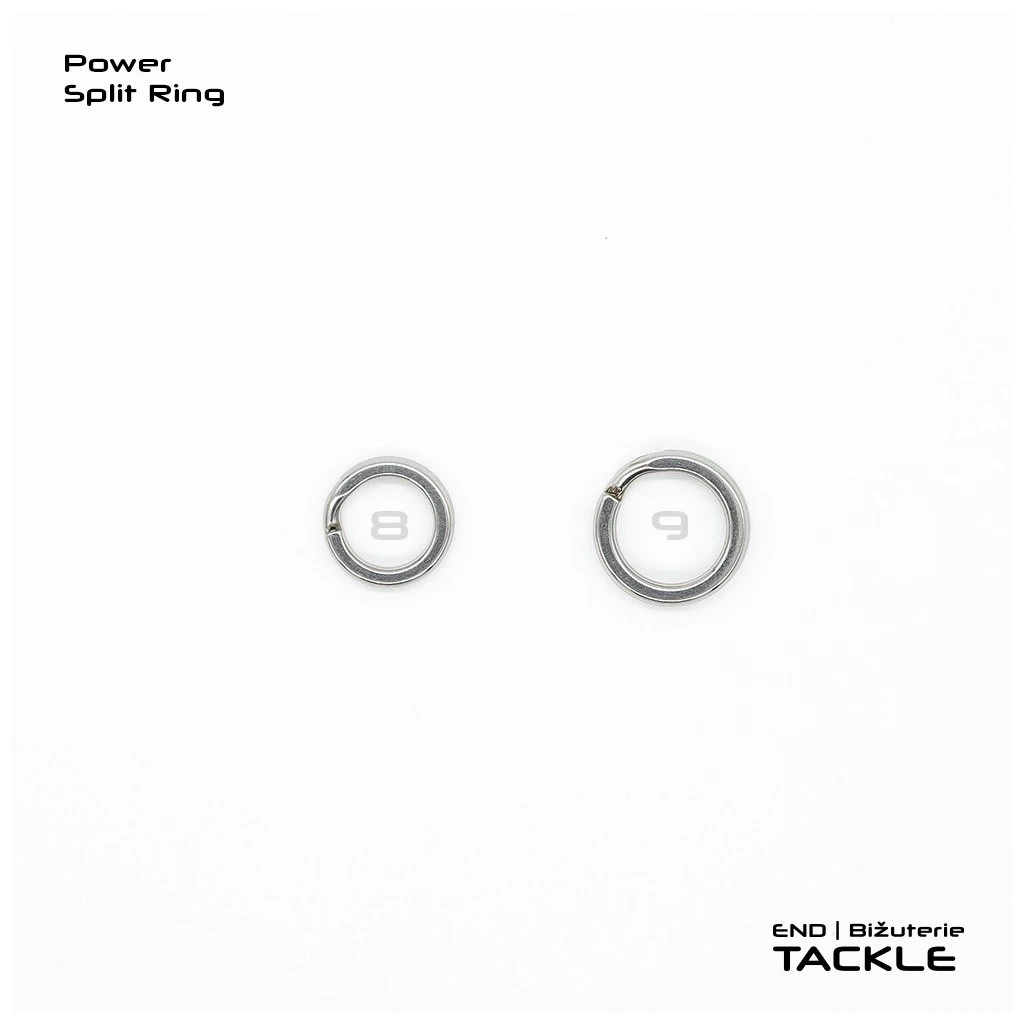 Kółka Łącznikowe VAGNER Power Split Ring / rozmiar 9 / 8szt.