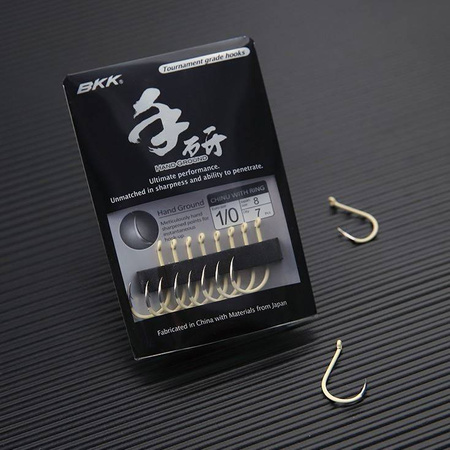 Haczyki BKK Chinu-R Hand Ground | #4 | 8 szt.