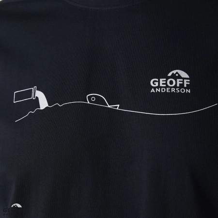 T-shirt Geoff Anderson Organic Tee | Black Pollution | XXL