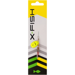 Obrotówka X-Fish Stark №1 | 2,5g | Nikel UV lime
