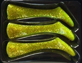 Headbanger Shad zapasowe ogonki 22cm Chartreuse