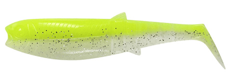 Guma Savage Gear Cannibal 10cm | Flou Yellow Glow