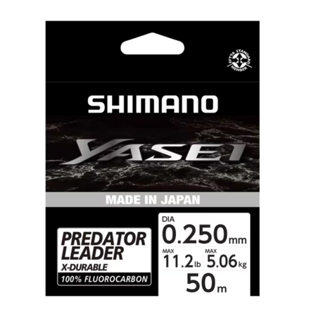 Fluorocarbon Shimano Yasei Predator | 0.28mm | 5.32kg | 50m | Grey
