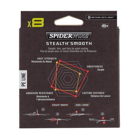 Plecionka Spiderwire Stealth® Smooth8 x8 0.09mm | biała