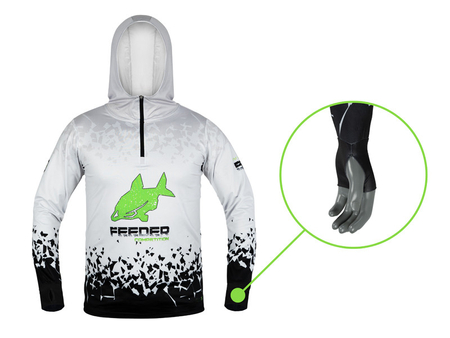 Bluza z kapturem Delphin UV ARMOR 50+ Reaxe / rozmiar XL