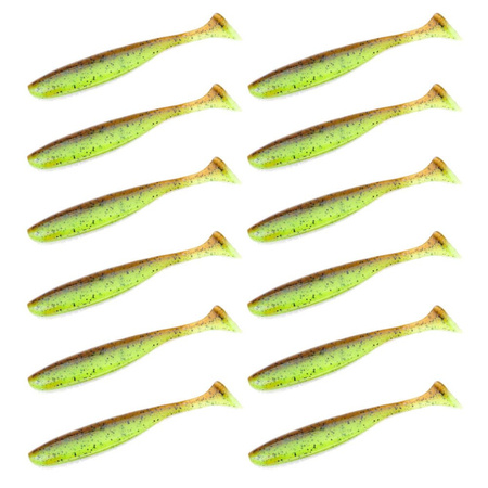 Guma Keitech Easy Shiner 2" | 5,08cm | #401 Green Pumpkin/Chartreuse | 12 szt.