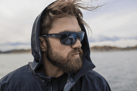 Okulary Wiley X Omega Captivate Polarized Grey Black Ops - Matte Black Frame
