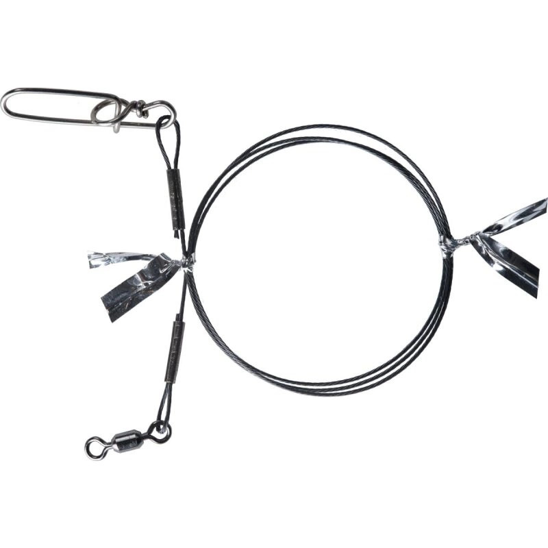 Przypon stalowy BKK 7x7 Wire leader - HD (Pike Snap) - 40cm - 18kg - 2szt.