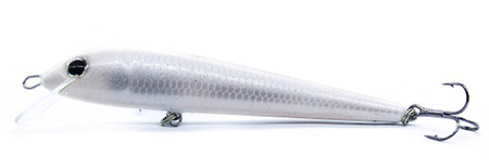 Wobler Engima Baits Sandaczowy 10,5cm | Perłowy | pływający