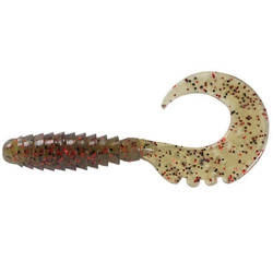 Przynęta FishUp Fancy Grub 2” (5,08 cm) - #045/Green Pumpkin/Red & Black - 10 szt.