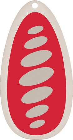 Obrotówka Mikado Monster Spinner #7 - Silver Red