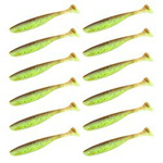 Guma Keitech Easy Shiner 2" | 5,08cm | #401 Green Pumpkin/Chartreuse | 12 szt.