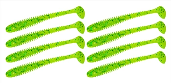 Keitech Swing Impact 4"/10,2cm LT#62 Chart Lime Shad - 8szt.