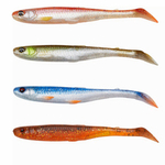 Zestaw gum Savage Gear Slender Scoop Shad 13cm | Clear Water Mix | 4szt