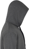 Bluza z kapturem Favorite Black logo dark grey melange | rozm. M