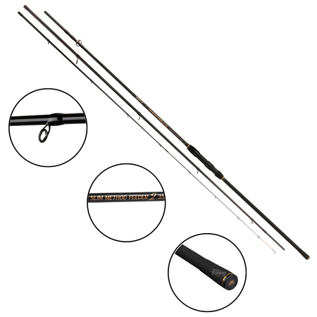 Wędka Mikado KATSUDO SLIM METHOD FEEDER 2 -350cm | 70g | 3+3 sec.