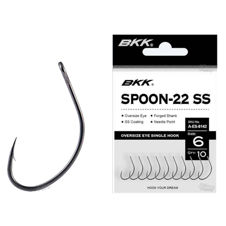 Haczyki BKK Spoon-22 SS | #4 | 10 szt.