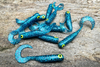 Guma Great Fish GF1 Twister 4,9cm | Glitter Blue | rybny | 10 szt.