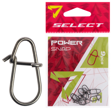 Agrafki Select Power Snap #1 | op. 9 szt.