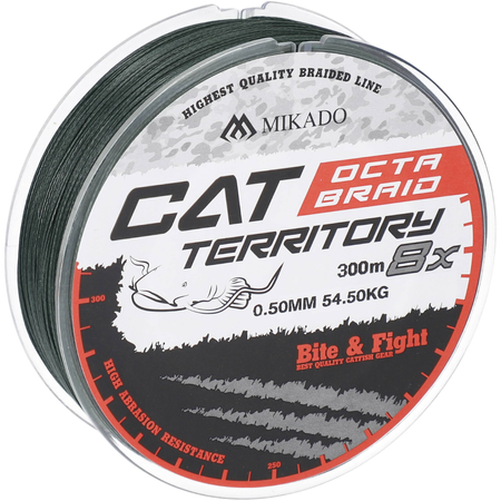 Plecionka Mikado Cat Territory Octa Braid 0,50mm | green | 300m