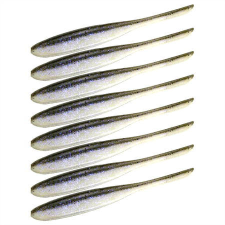 Guma Keitech Shad Impact 4" | 10,2cm | #440 Electric Shad | 8 szt.