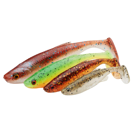 Guma Savage Gear Fat Minnow T-Tail 13cm | Chartreuse Pumpkin