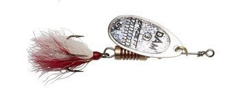 Obrotówka EFFZETT STANDARD DRESSED SPINNER #6 20G REFLEX SILVER