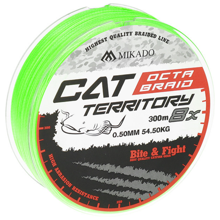 Plecionka Mikado Cat Territory Octa Braid 0,70mm | yellow | 300m