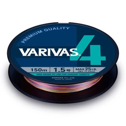 Plecionka Varivas4 PE #1.2 - 150m - 21lb - Multicolor