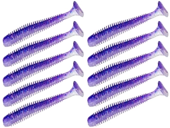 Keitech Swing Impact 3"/7,2cm LT#45 Purple Ice Shad - 10szt.