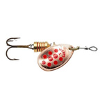 Obrotówka Mepps Comet Decore #4 | 8g | Miedziany/Czerwone Kropki