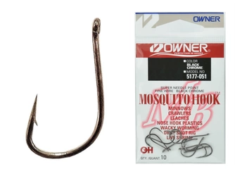 Haczyki OWNER 5177 BC Mosquito roz 1 op. 8szt