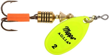 Obrotówka Mepps Aglia Fluo #2 | 4,5g | Seledynowa