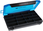 Pudełko Mikado z przegródkami UAC-H1902 |20,5x15,5x3,5cm | - rozm. M - NIEBIESKIE