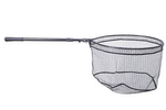 Podbierak składany Mikado 200cm kosz 70/60cm, gumowana siatka oczko 6x15mm