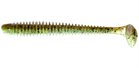 Guma Keitech Swing Impact 2" | 5,08cm | #401 Green Pumpkin / Chartreuse | 12 szt.