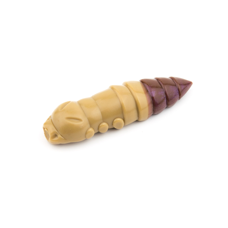 Gumy FishUp Pupa 3,2cm | 1,2" | #138 Coffee Milk/Earthworm | 8szt.
