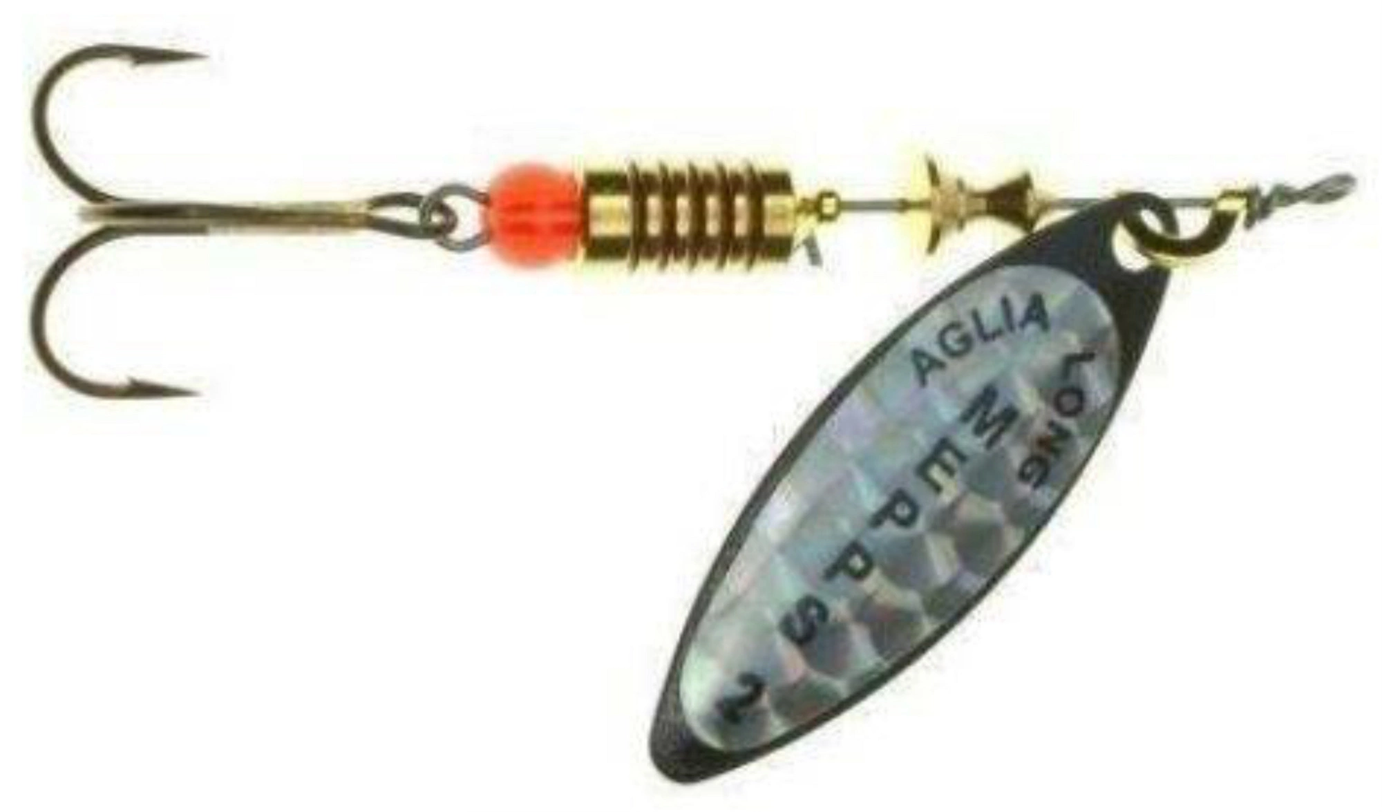 Obrotówka Mepps Aglia Long Rainbo #1 | 4,5g | Czarna