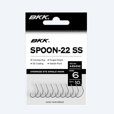 Haczyki BKK Spoon-22 SS | #1 | 9 szt.