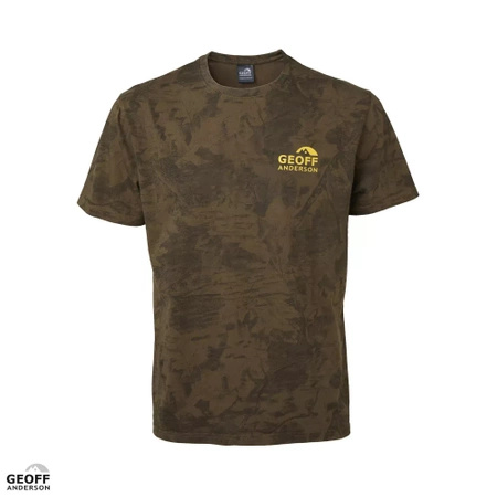 .T-Shirt Geoff Anderson Organic Tee Logo - Tee Leaf/ Orange Logo XXL