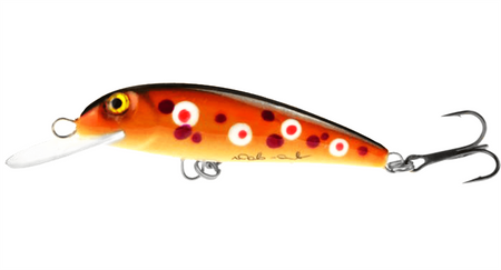 Wobler Wob-Art Strzebla 6cm | pływający | Pstrąg Miedziany