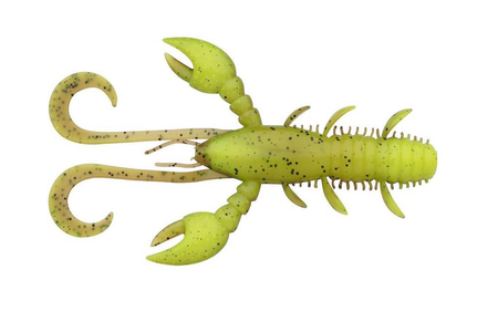 Guma Berkley Hollow Craw 7cm | Brown Chartreuse