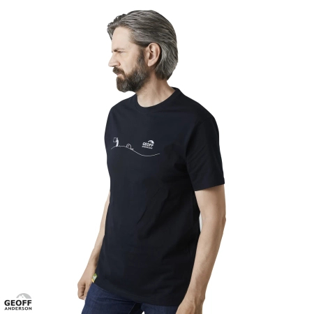 T-shirt Geoff Anderson Organic Tee | Black Pollution | XXL