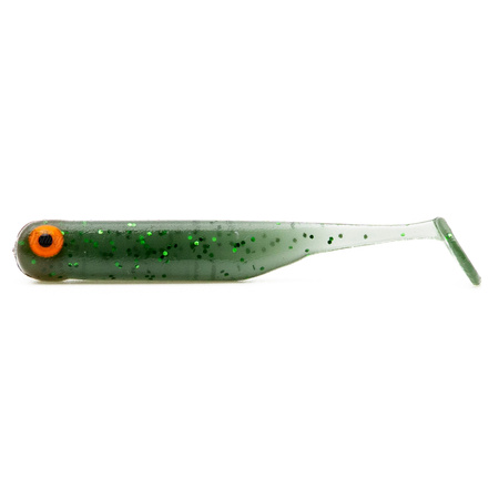 Guma Great Fish GF1 4,9cm | Magic Green | bezzapachowy | 10 szt. | Dżejsiok Special Edition