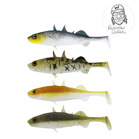 .Zestaw gum Westin Stanley The Stickleback 5,5cm | Clear Water Mix 9 |4 szt.