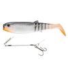 Zestaw Savage Gear Cannibal 12.5cm 20g White and Black - 1szt + Dozbrojka Vis Vangen