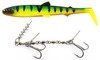 Zestaw Guma WESTIN BullTeez Shadtail 24cm 107g Tiger Perch - 1szt. + Dozbrojka Vis Vangen
